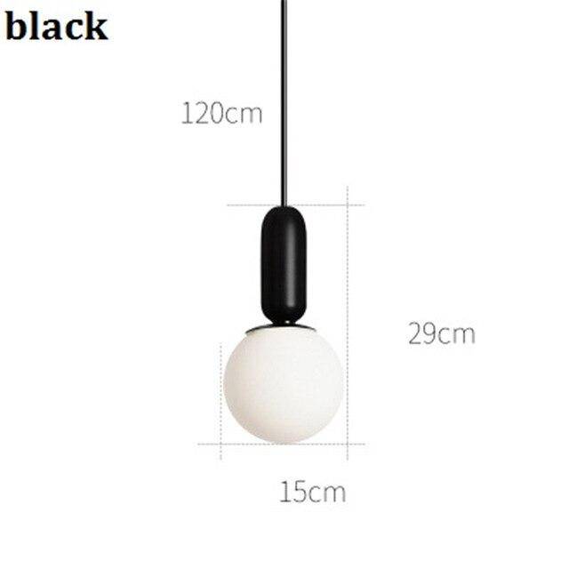 Suspension design moderne tube arrondis de couleur - vue 6 sur 10