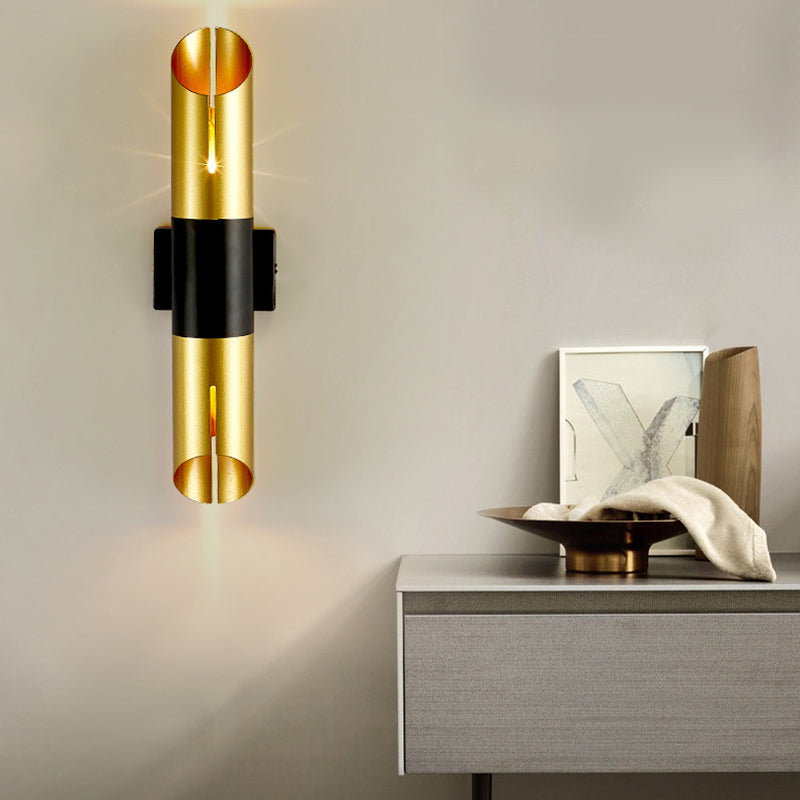 Applique murale à LED cylindrique doré Vera - vue 5 sur 8