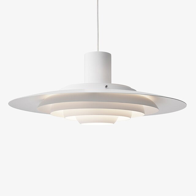 Suspension LED design conique plate Nordic - vue 4 sur 8