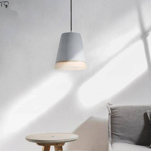 Suspension design à LED avec abat-jour en ciment Creative Loft