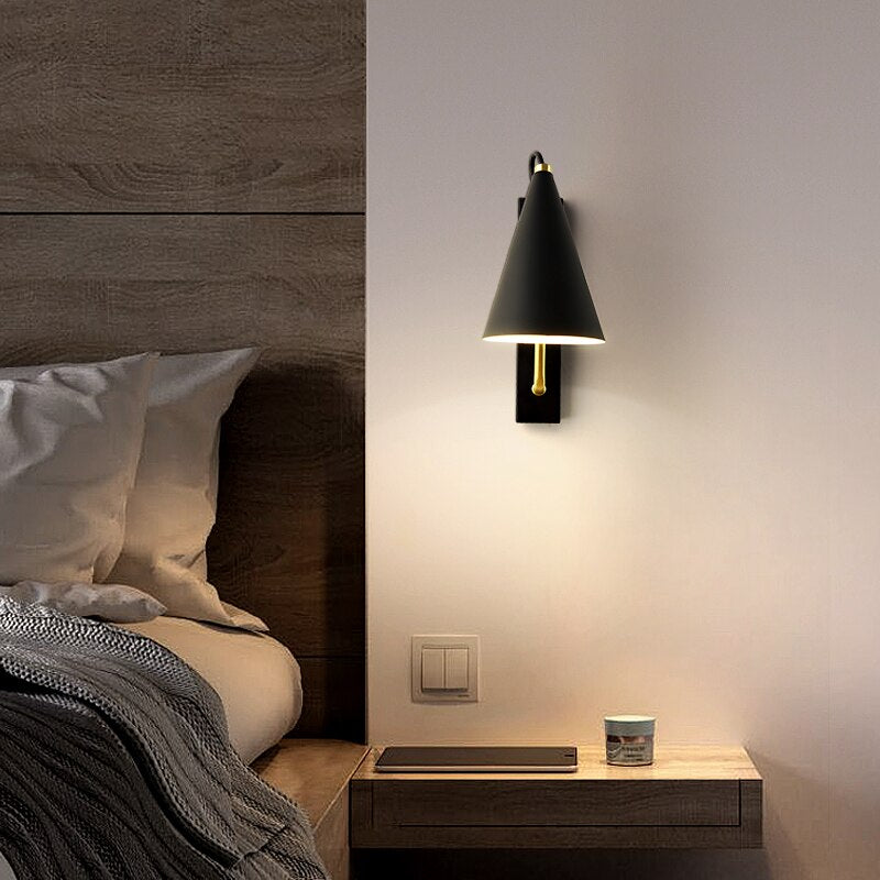 Applique murale moderne LED abat-jour conique Aina - vue 3 sur 8