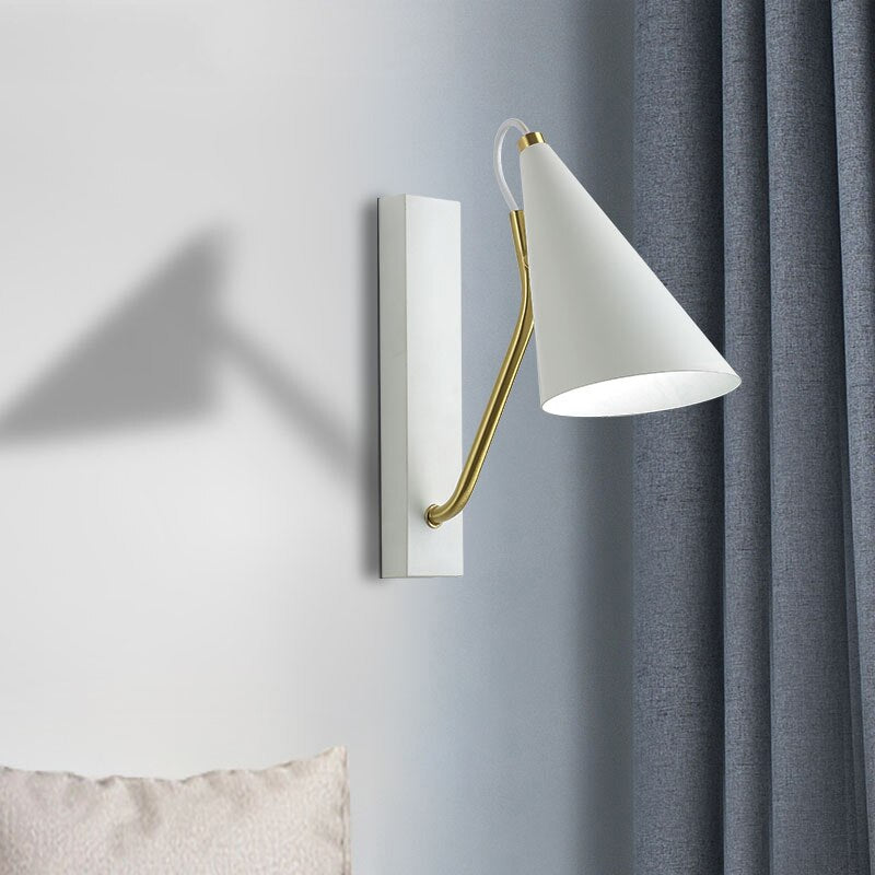Applique murale moderne LED abat-jour conique Aina - vue 6 sur 8