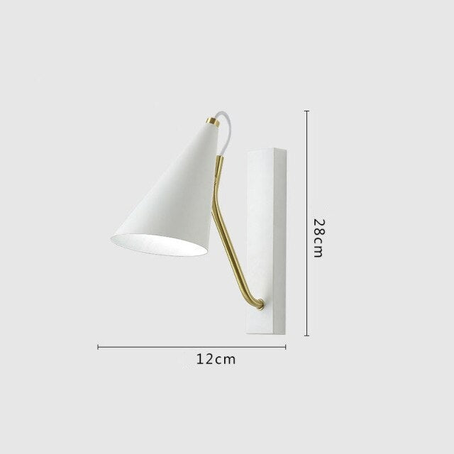 Applique murale moderne LED abat-jour conique Aina - vue 8 sur 8
