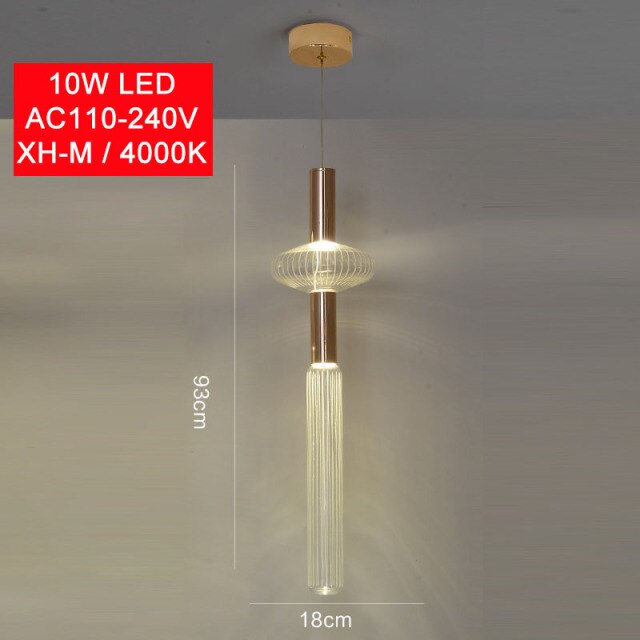 Suspension moderne LED avec différentes formes en verre Florina - vue 21 sur 34