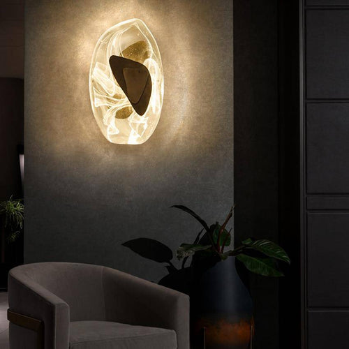 Applique murale design LED en verre luxury Fly