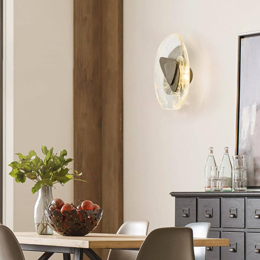 Applique murale design LED en verre luxury Fly - vue 3 sur 10