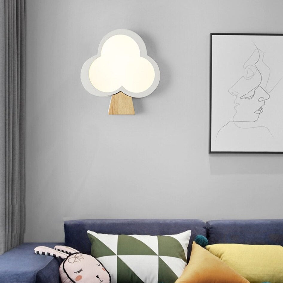 Applique murale moderne en forme d'arbre en bois Ania - vue 3 sur 10