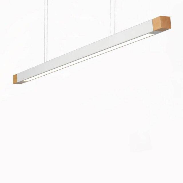 Suspension design à LED allongé en métal noir Light - vue 8 sur 8