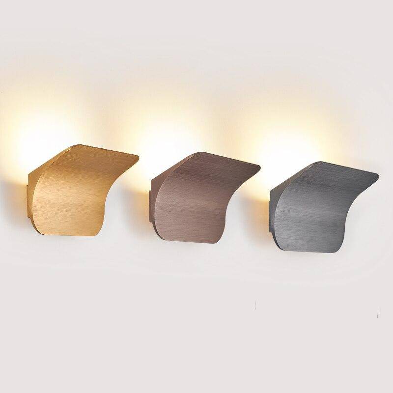 Applique murale design à LED en métal style arrondi Sconce - vue 5 sur 10