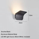 Applique murale design à LED en métal style arrondi Sconce