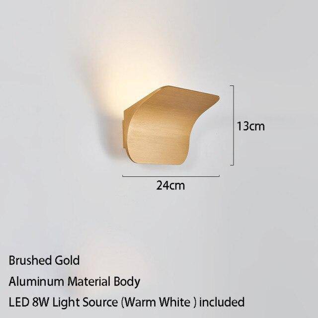 Applique murale design à LED en métal style arrondi Sconce - vue 6 sur 10