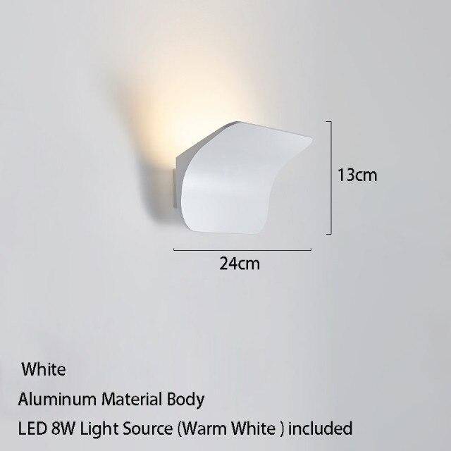 Applique murale design à LED en métal style arrondi Sconce - vue 10 sur 10