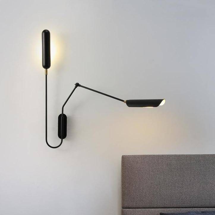 Applique murale design à LED avec doubles abat-jours en métal Light - vue 4 sur 4