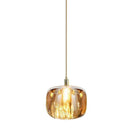 Suspension design à LED avec abat-jour en verre Creative