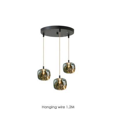 Suspension design à LED avec abat-jour en verre Creative - vue 10 sur 17