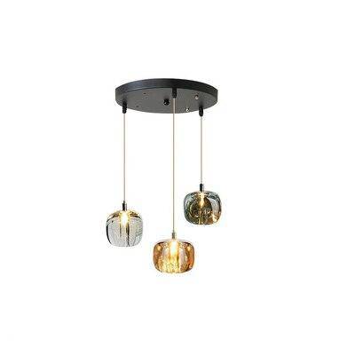 Suspension design à LED avec abat-jour en verre Creative - vue 12 sur 17