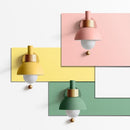 Applique murale scandinave LED en bois colorée Vivale