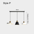 Suspension design à LED en métal avec abat-jour minimaliste Loft