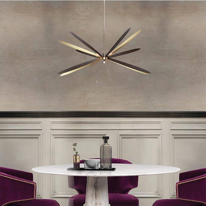 Suspension design à LED avec plusieurs branches en métal Luxury - vue 2 sur 4