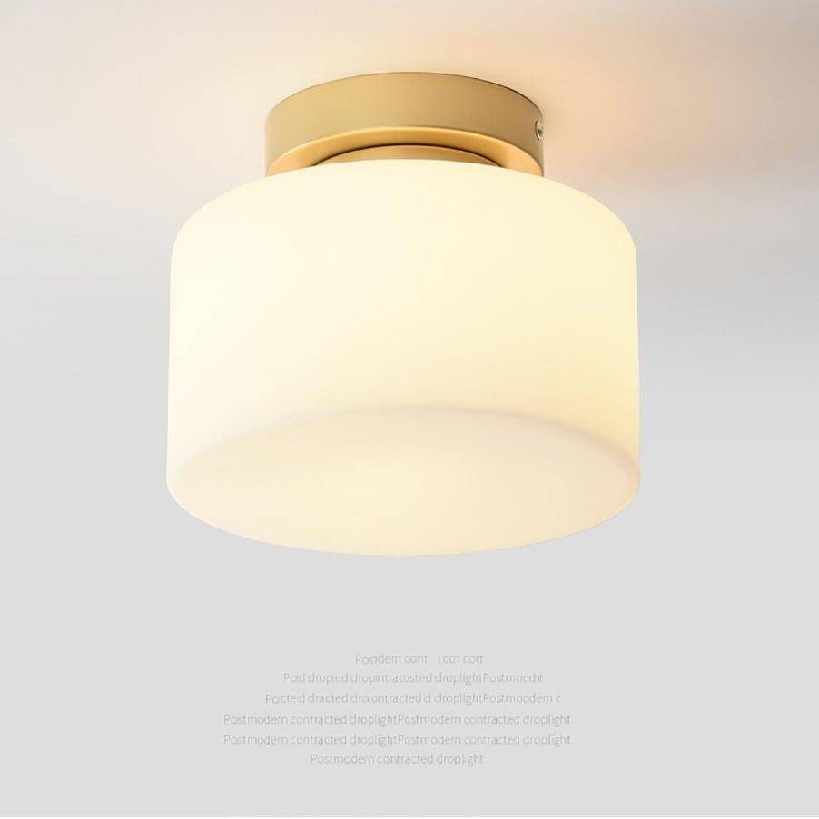 Plafonnier moderne à LED avec abat-jour en en verre Creative - vue 8 sur 11