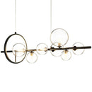 Suspension design à LED avec plusieurs sphères en verre Loft