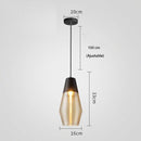 Suspension à LED moderne en verre Dolce