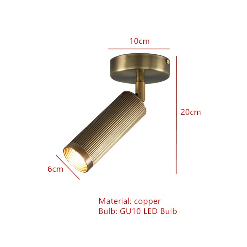 Plafonnier moderne LED style spotlight réglable Tulia - vue 5 sur 8