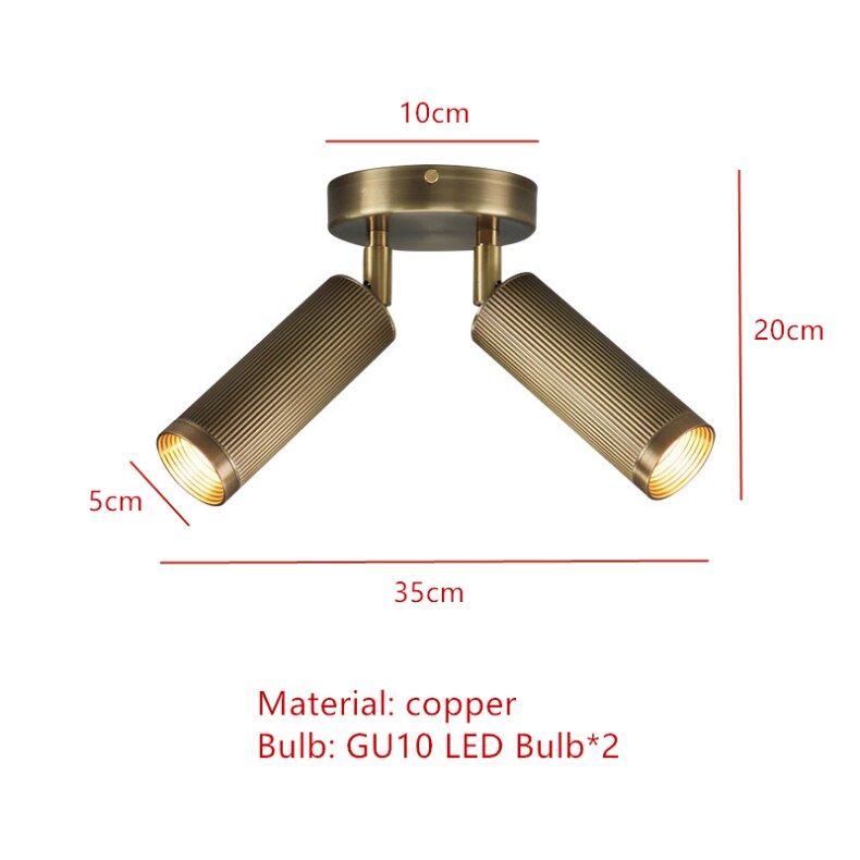 Plafonnier moderne LED style spotlight réglable Tulia - vue 4 sur 8