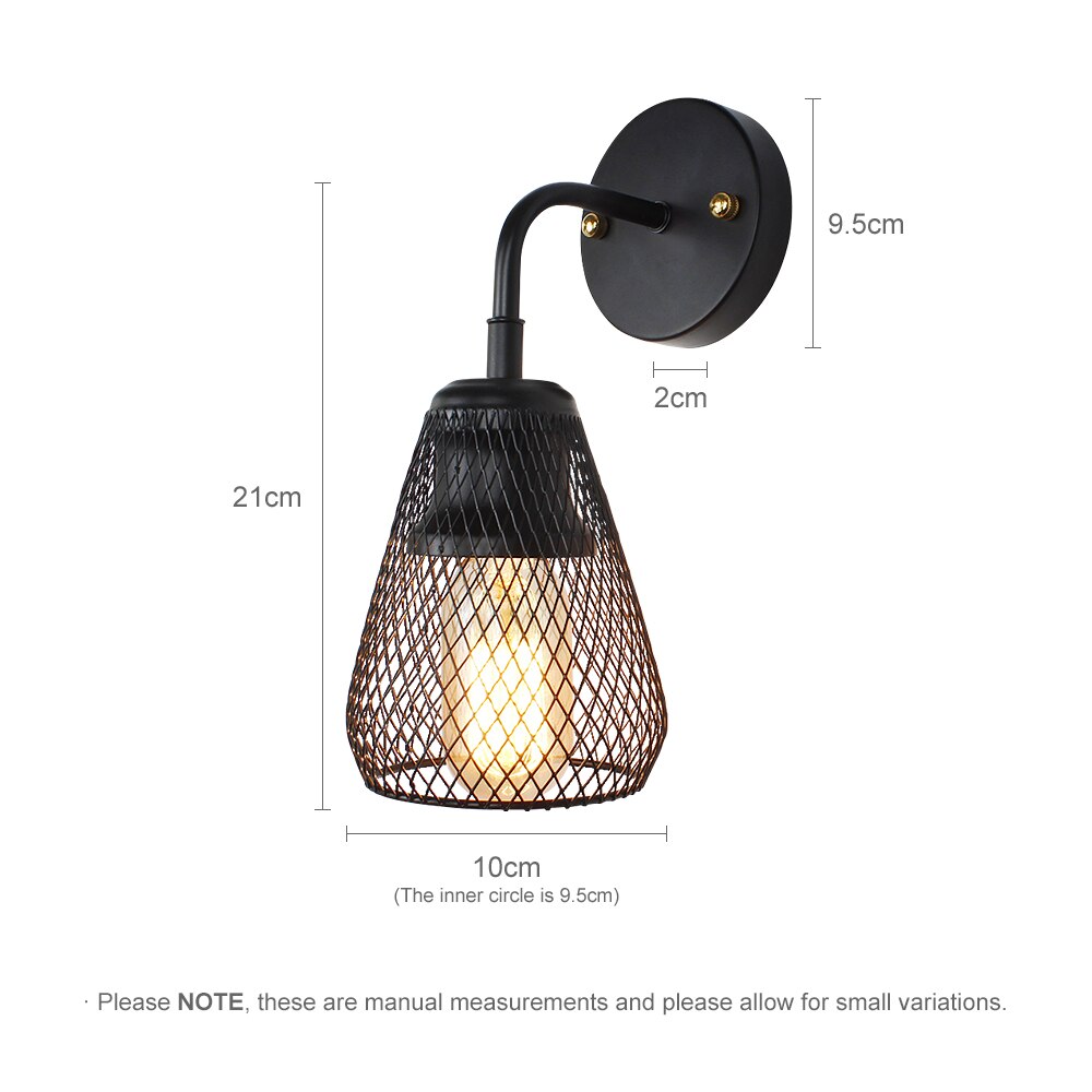 Applique murale moderne LED en métal noir Ovo - vue 6 sur 5
