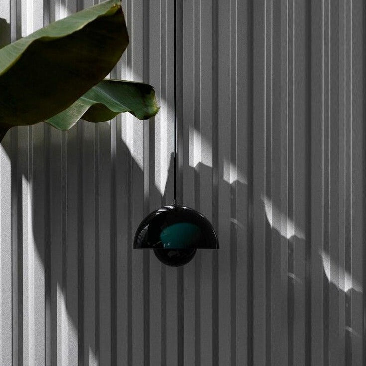 Suspension moderne avec abat jour demi-cercle coloré Maryana - vue 7 sur 19