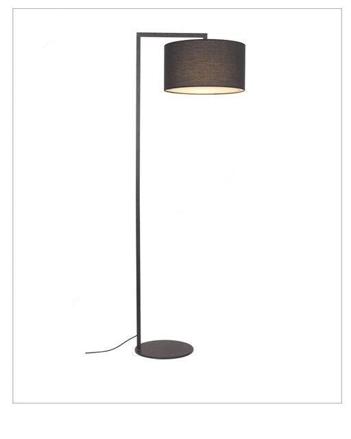 Lampadaire moderne avec abat-jour arrondi en tissu Atmosphere - vue 8 sur 9