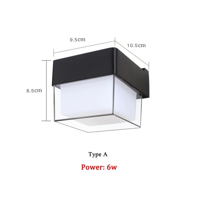 Applique murale moderne LED cubique en métal Adam - vue 11 sur 12