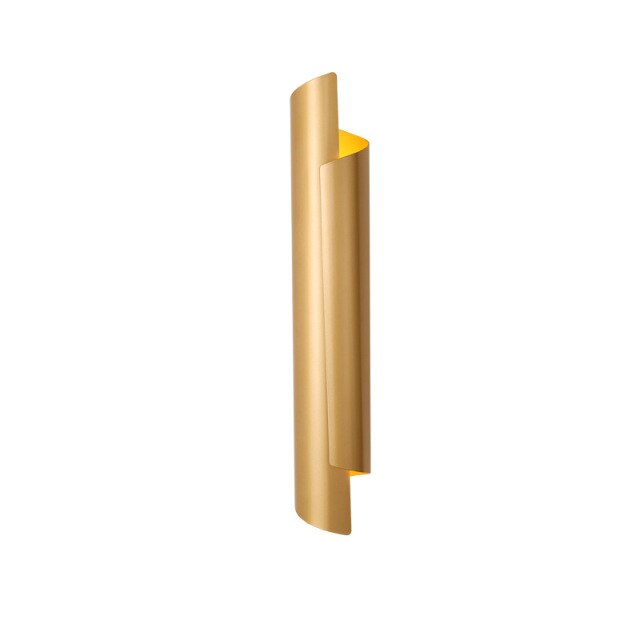 Applique murale moderne LED cylindrique et métallique Amaia