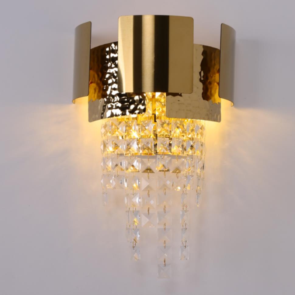 Applique murale moderne LED avec goutes en cristal Vega - vue 5 sur 10