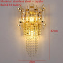 Applique murale moderne LED avec goutes en cristal Vega