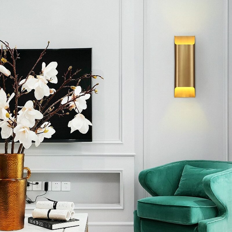 Applique murale moderne LED en forme de lingot d'or Xanat - vue 4 sur 17