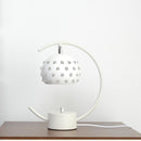 Lampe de bureau en métal avec abat-jour style disco Nest
