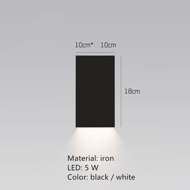 Applique murale design LED carré ou en L métallique Zia - vue 9 sur 13