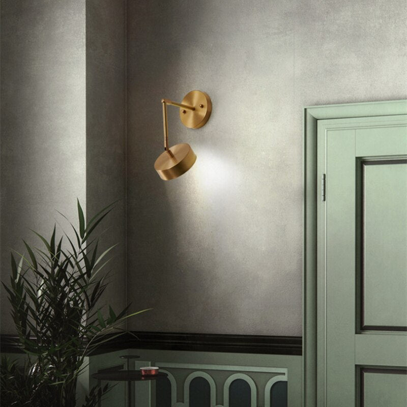 Applique murale moderne LED avec bras réglable doré Margot - vue 3 sur 7