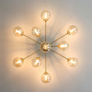 Plafonnier moderne LED avec des globes en verre Vera