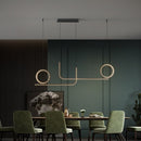 Lustre design LED style parcours en métal Lais