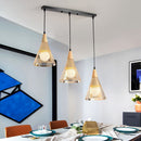 Lustre moderne LED avec lampes coniques Abril