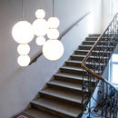 Suspension moderne LED avec perles lumineuses Julene