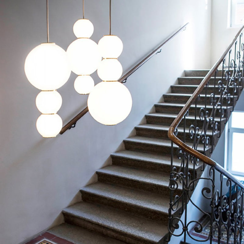 Suspension moderne LED avec perles lumineuses Julene