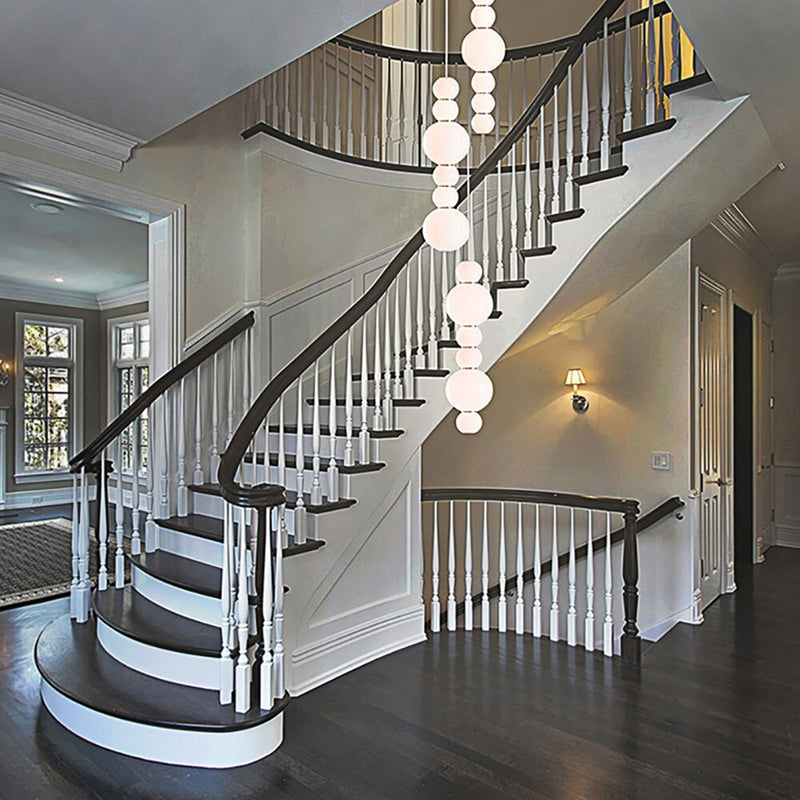 Suspension moderne LED avec perles lumineuses Julene