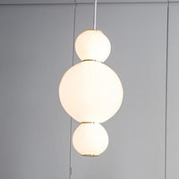 Suspension moderne LED avec perles lumineuses Julene