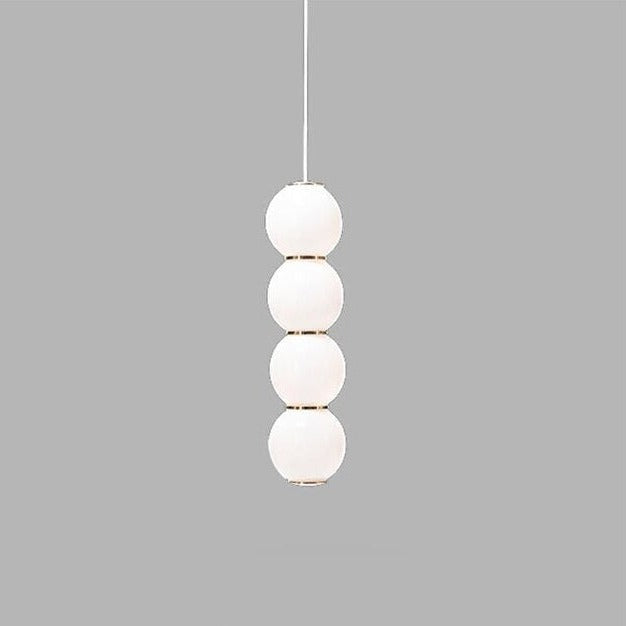 Suspension moderne LED avec perles lumineuses Julene - vue 13 sur 15