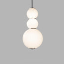 Suspension moderne LED avec perles lumineuses Julene