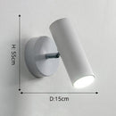 Applique murale moderne LED style spotlight en métal Ariadne