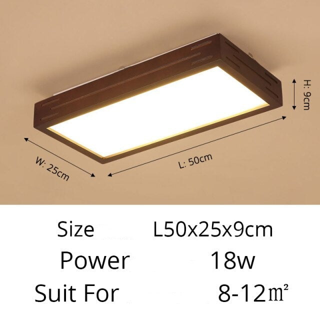 Plafonnier scandinave LED avec rectangle lumineux Aquilina - vue 7 sur 8